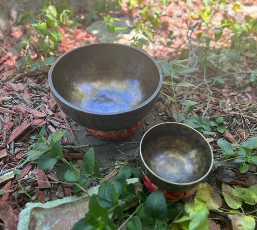 微信图片_20251216223929 The Earth Bundle: Set Of 2 Resonant Bronze Singing Bowls