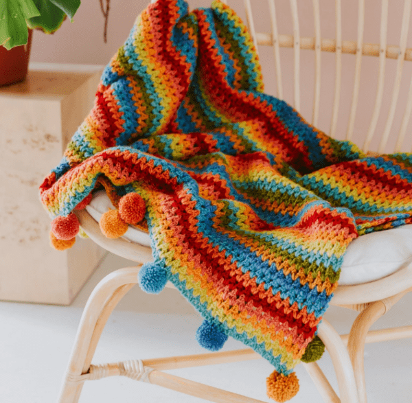 Rainbow Dream Himalayan Blanket