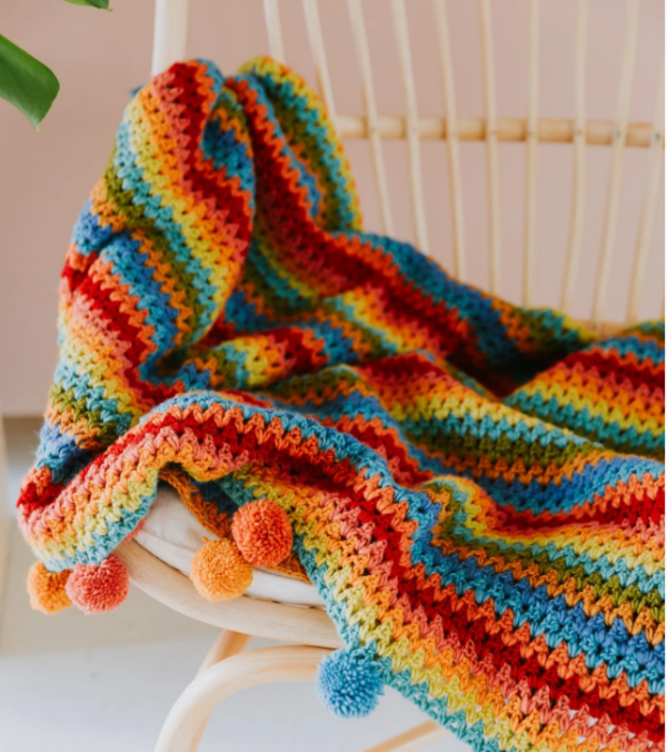 Rainbow Dream Himalayan Blanket