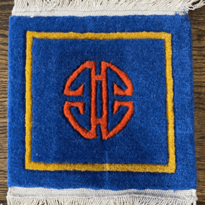 Tibetan Hand Woven Wool Prayer / Meditation Rug / Carpet